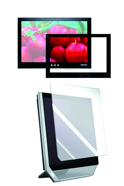 Application of the two component glass/metal baking ink on TV and all-in-one display